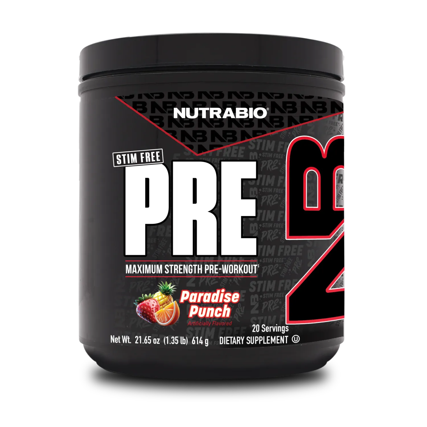 Nutrabio - Stim Free PRE - Paradise Punch Nutrabio - Stim Free PRE - Paradise Punch