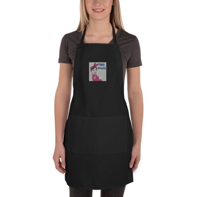 BBQ Beauty Embroidered Apron