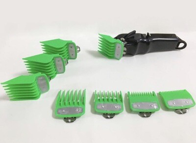 Barberplugz Premium Guide Combs 8pc (Green)