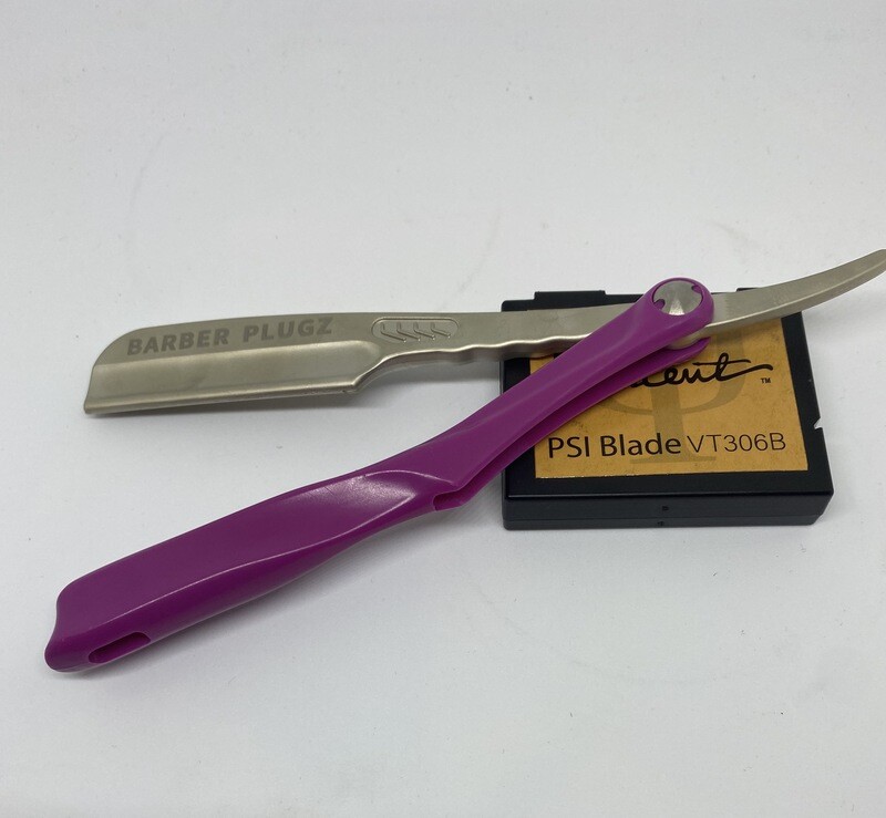 BarberPlugz PSI Feather Blade Razor(Bubble Gum Pink)
