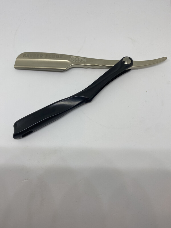 BarberPlugz PSI Feather Blade Razor Handle (Black)