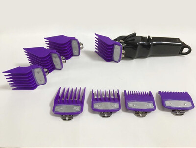 Barberplugz Premium Guide Combs (Purple)