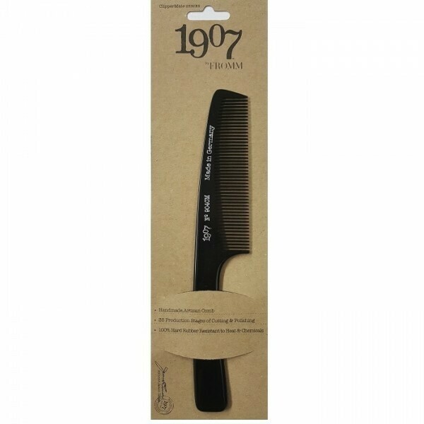 Fromm FROMM 1907 CLIPPER MATE FLAT-TOP HANDLE COMB FINE TEETH 7.25 INCH LONG #904CM