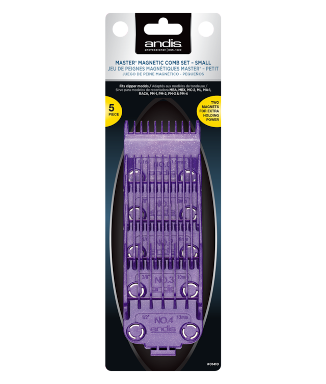 Andis Magnetic Comb Set Small 5 Count