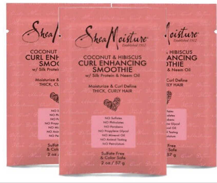 SheaMoisture Coconut &amp; Hibiscus Curl Enhancing Smoothie 2oz pack
