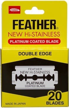 Feather Hi-Stainless Double Edge Blades (20pk)