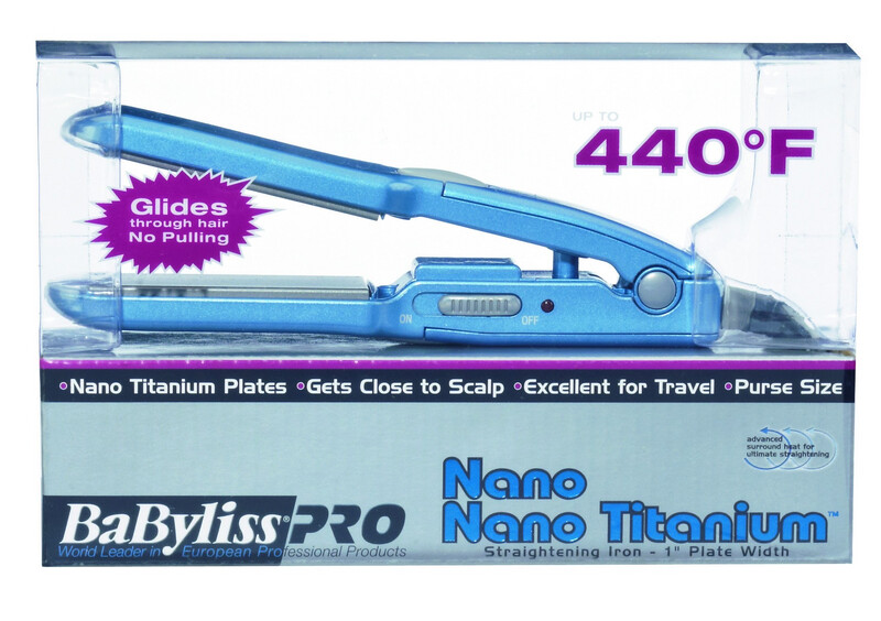 BABYLISS PRO NANO TITANIUM FLAT IRON MINI 1 INCH