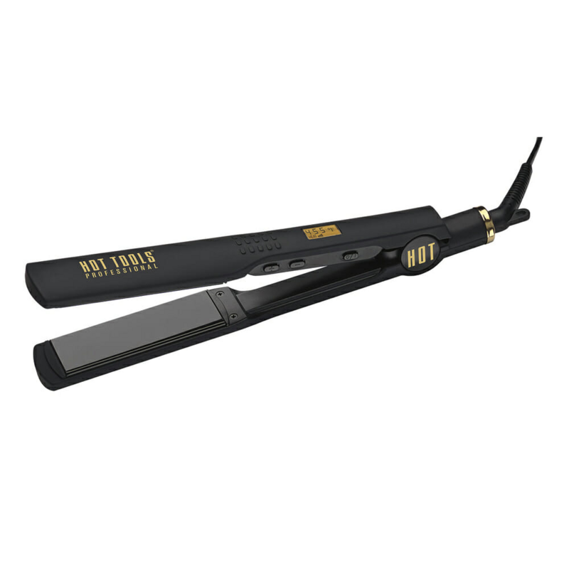 Hot tools 1 ¼” BLACK GOLD DIGITAL FLAT IRON