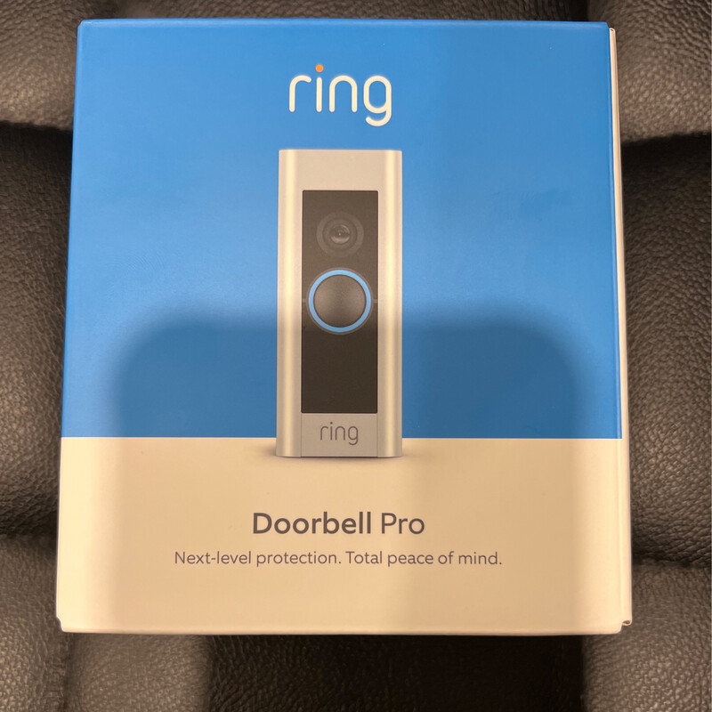 Ring Video Doorbell Pro – Upgraded, with added security features and a sleek design (existing doorbell wiring required)