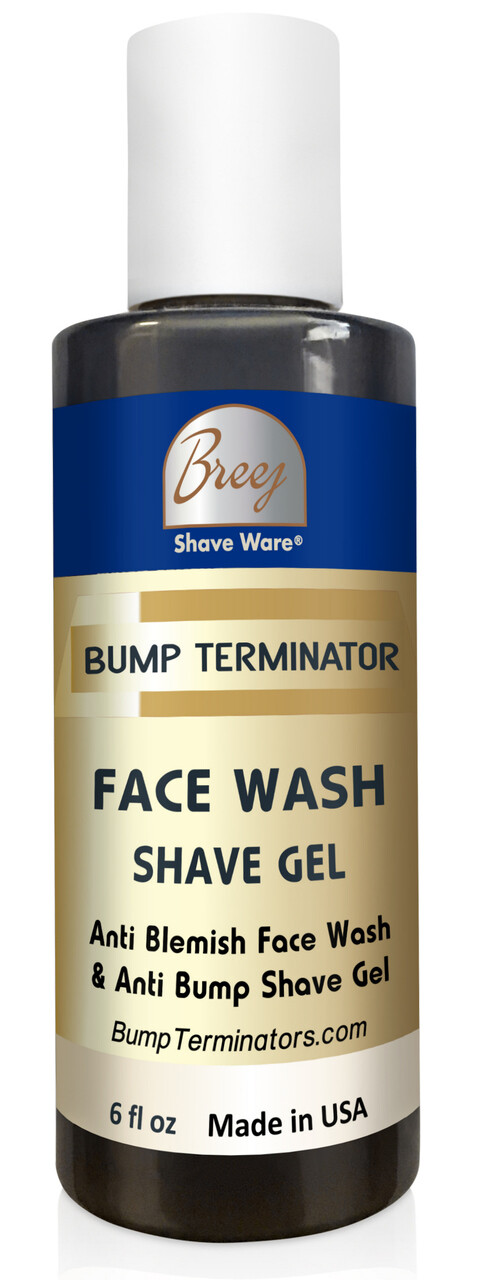 BUMP TERMINATOR FACE WASH AND SHAVE GEL  6 oz