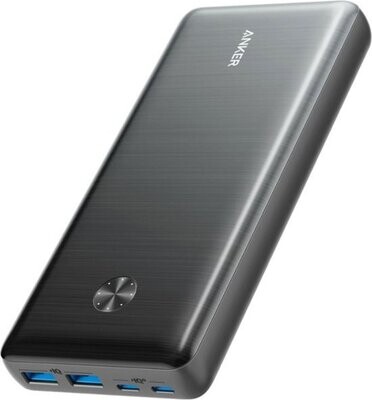 Anker - PowerCore III Elite 25600 mah 87W USB-C PD Portable Charger - Black Also Charge Clippers