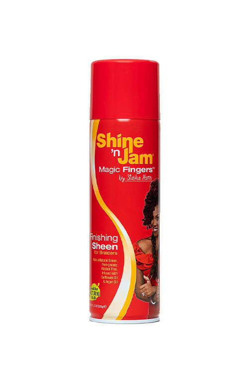 Shine ‘n Jam Magic Fingers Finishing Sheen For Braiders 11.5 oz