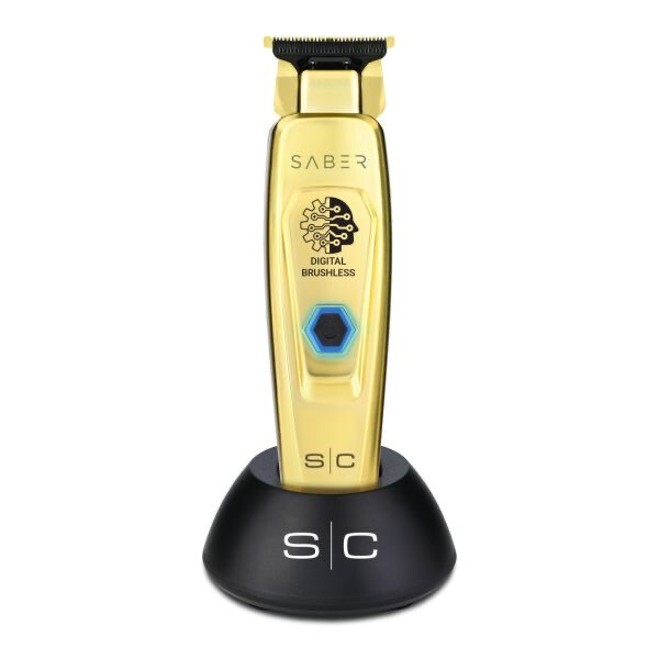 SABER - PROFESSIONAL FULL METAL BODY DIGITAL BRUSHLESS   MOTOR CORDLESS HAIR TRIMMER