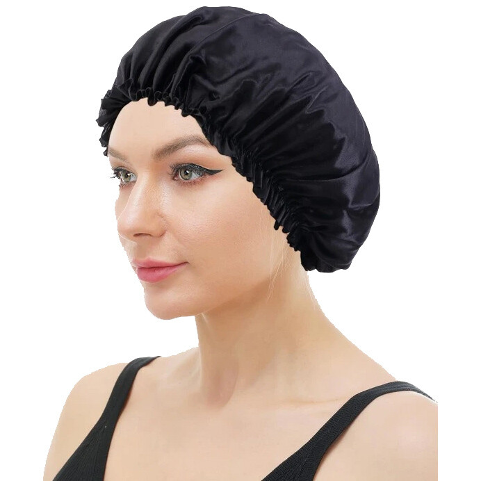 Fashion and comfort bonnet and turban! Black