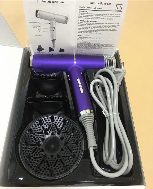 New Concept Ionic Hair Dryer Purple