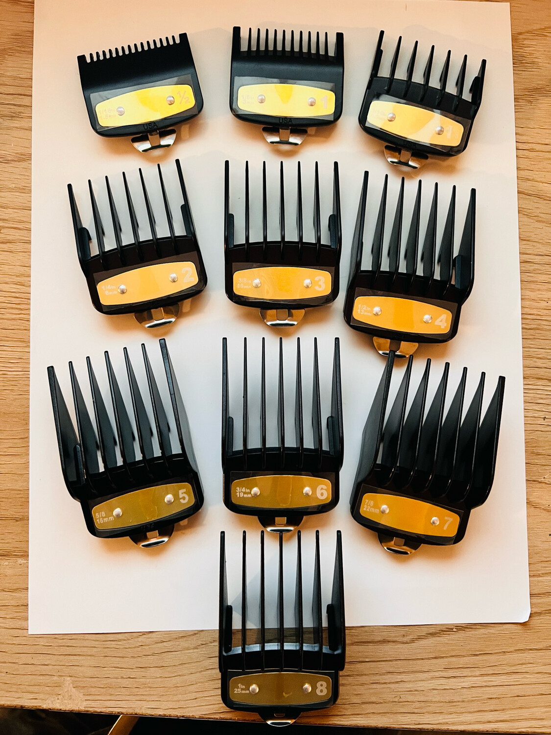 BarberPlugz Premium Guide Comb 10ct