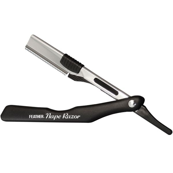 Jatai Feather Nape &amp; Body Razor - Black #NR-K