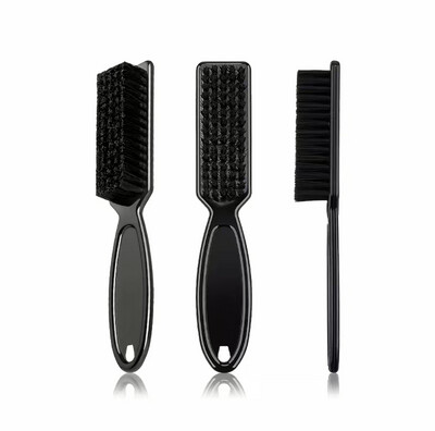 Barber Blade Cleaning Brush Hair Clipper Brush Nail Brush Tool For Cleaning Clipper (Black)