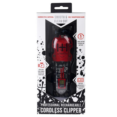 Hot & Hotter Professional Rechargeable Clippers Black Venom
