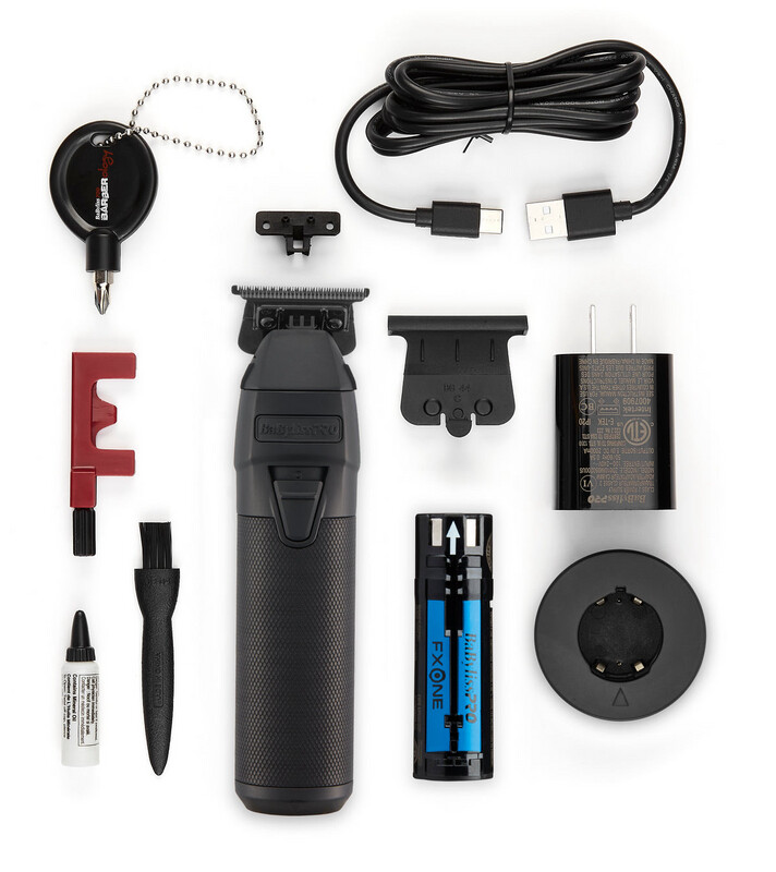 BaBylissPRO FXONE BLACKFX All-Metal Interchangeable-Battery Cordless Trimmer