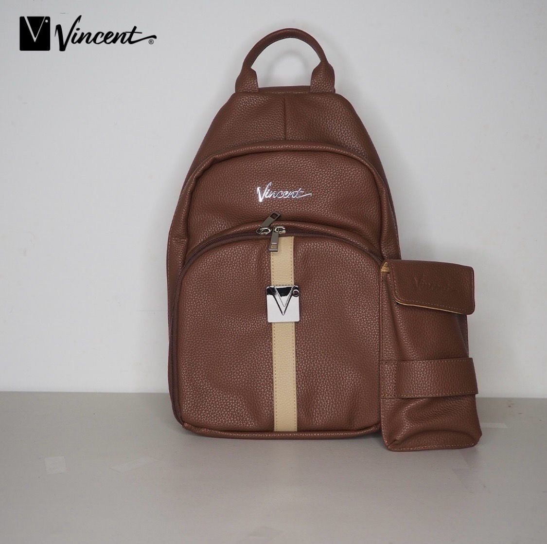 Vincent Shoulder Bag Brown