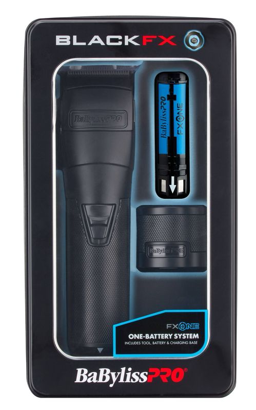 Babyliss Black Fx One Clipper All Metal Interchangeable Battery Clipper FX 899MB