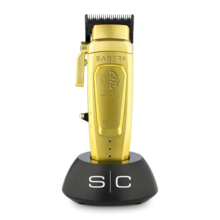Stylecraft Saber 2 - cordless modular hair clipper with high-torque digital brushless motor  gold