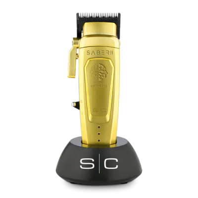Stylecraft Saber 2 - cordless modular hair clipper with high-torque digital brushless motor  gold