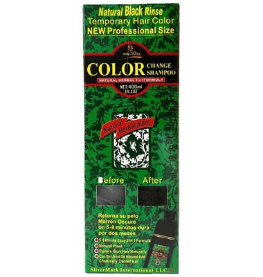 Deity Shampoo Color Change Kit Natural Herbal Black - Professional Size 14.1oz,