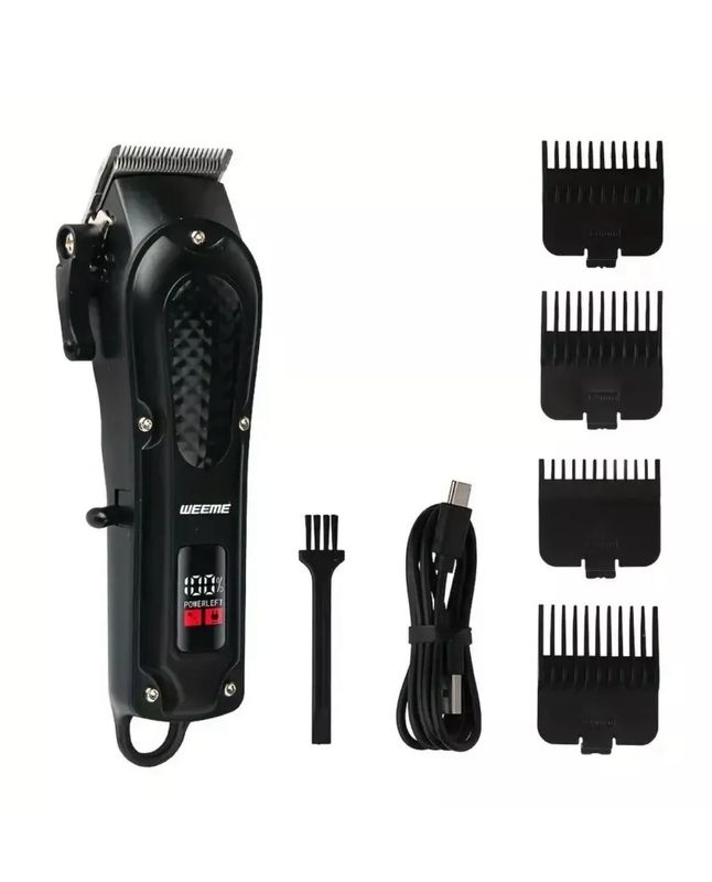 WEEME Men&#39;s Hair Clipper with Smart LCD Display - USB Rechargeable, Ergonomic
