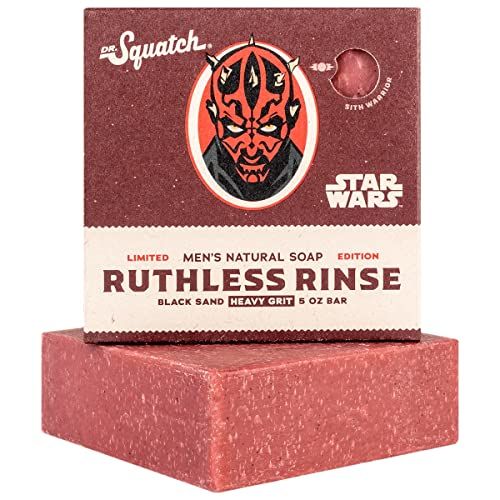 Dr. Squatch Mens Starwars Ruthless Rinse Soap Limited! –