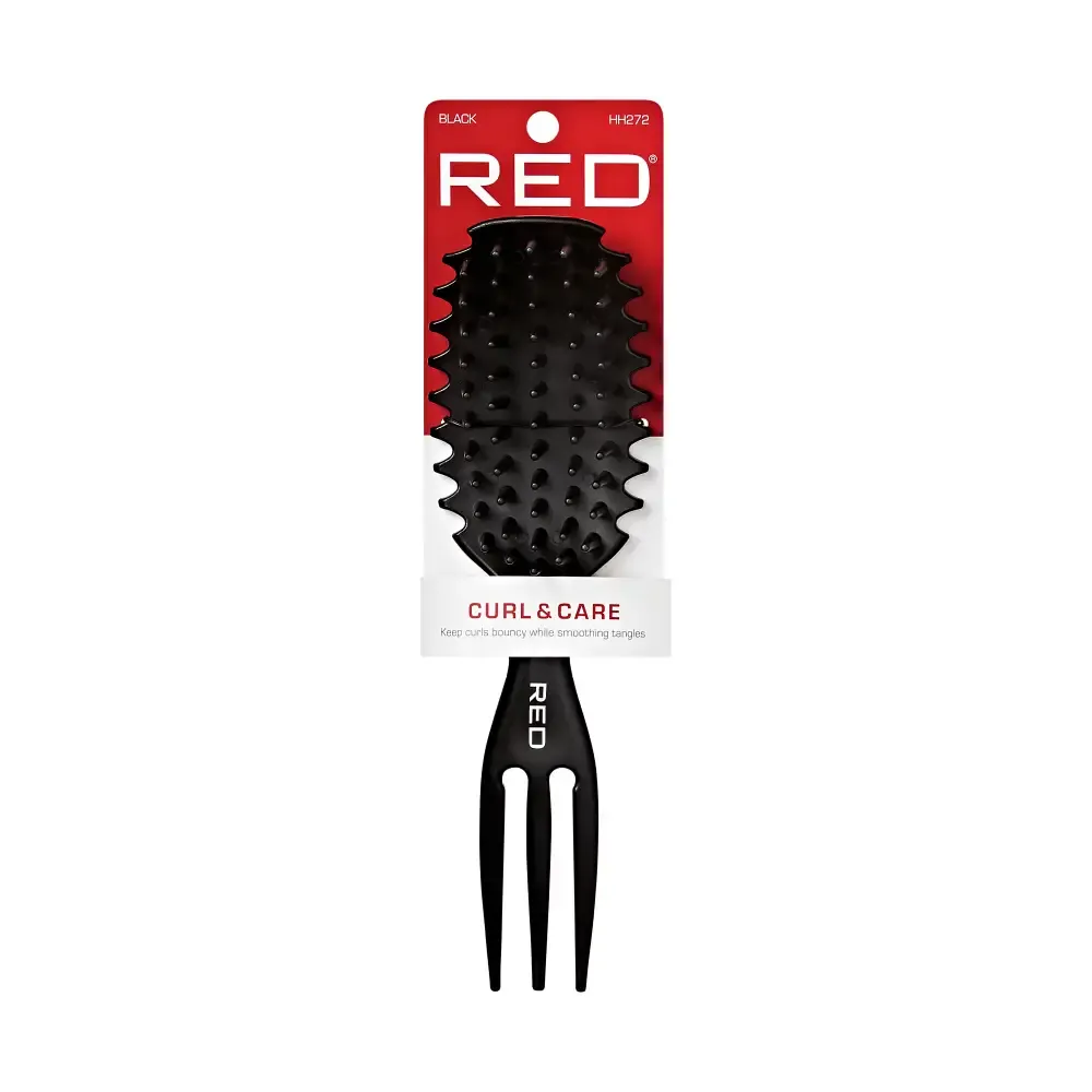 Curl &amp; Care 4-in-1 Detangle Brush Detangles, Defines, Volumizes &amp; Massages for Curly &amp; Textured Hair  SKU: HH272 0 Color ︰ black