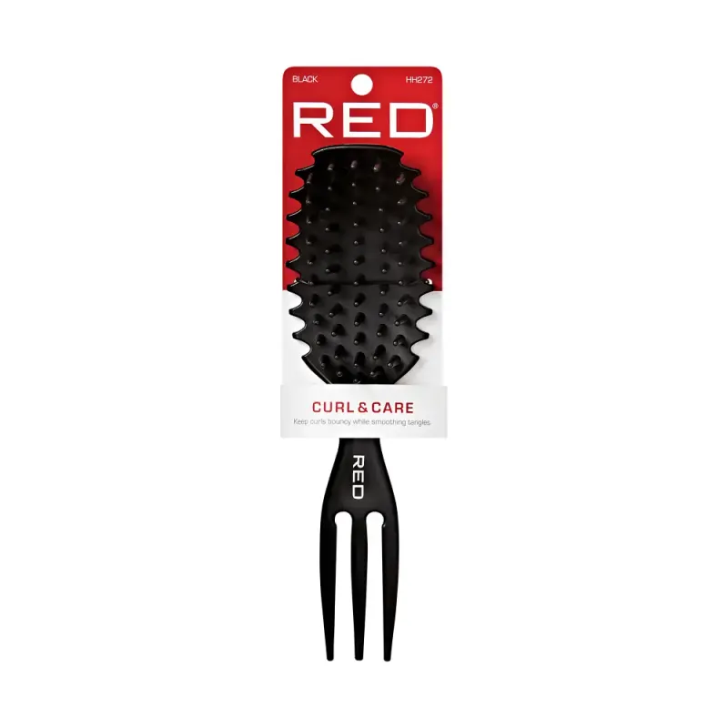 Curl &amp; Care 4-in-1 Detangle Brush Detangles, Defines, Volumizes &amp; Massages for Curly &amp; Textured Hair  SKU: HH272 0 Color ︰ black