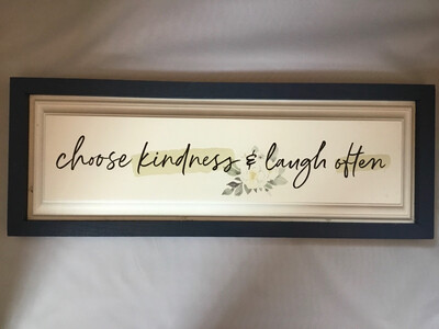 Choose Kindness - framed