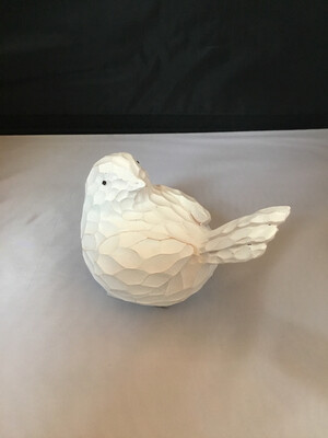 White Bird Figure- Looking Back