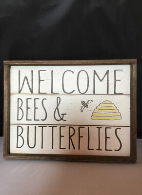 Bee Sign 15 X 18