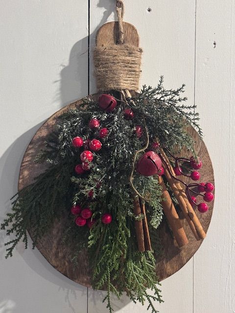 Christmas Door Hanger Workshop - Tuesday November 18th 7pm