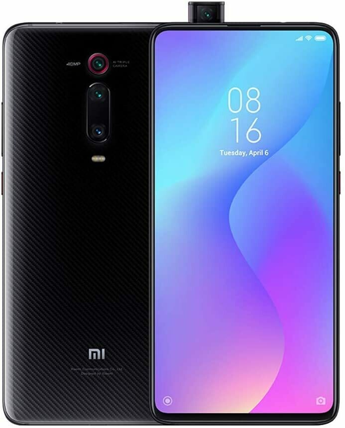 Xiaomi Mi 9T (128 GB, 6 GB de RAM) 6.39&quot; AMOLED FHD + pantalla completa, cámara triple de 48 MP, Global 4G LTE Dual SIM GSM desbloqueado de fábrica (negro carbón)