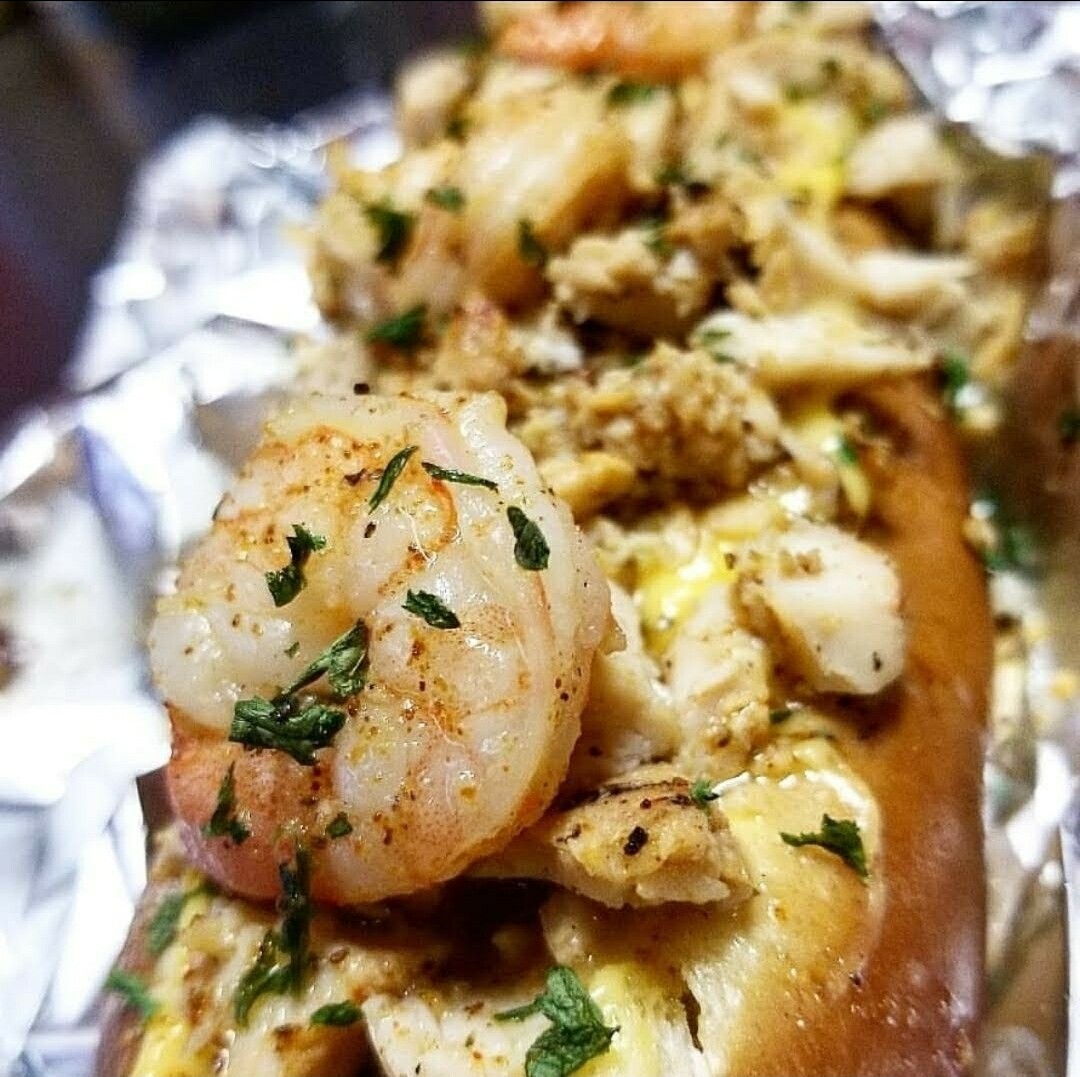 Cheesy Chicken & Shrimp