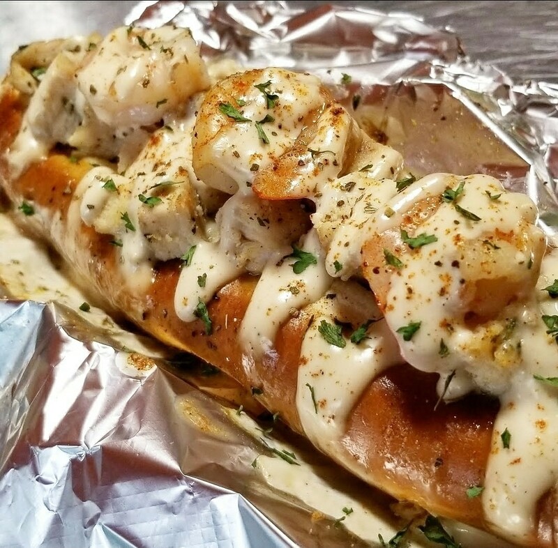 Cheesy Chicken &amp; Shrimp Alfredo