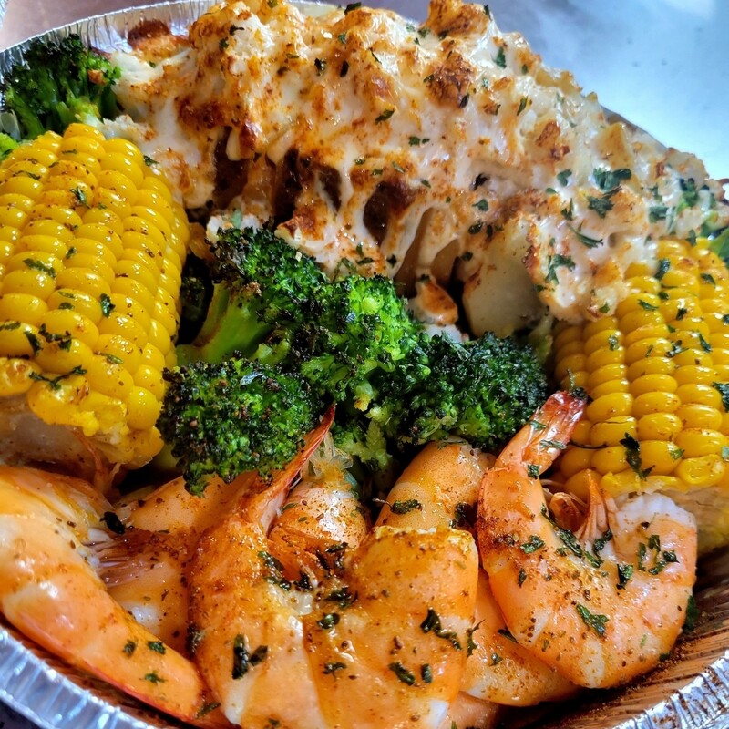 Cheesy Crab Alfredo BP Platter