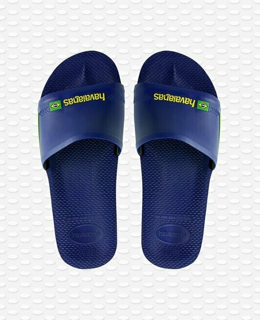 HAVAIANAS SLIDE BRASIL NAVY BLUE HAVAIANAS SLIDE BRASIL NAVY BLUE