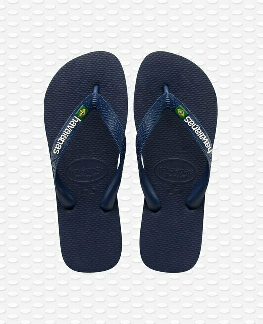 HAVAIANAS BRASIL LOGO NAVY BLUE HAVAIANAS BRASIL LOGO NAVY BLUE