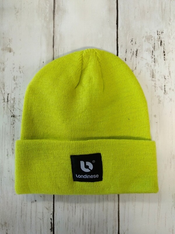 Londinese Cuffia Unisex Beanie Giallo Fluo