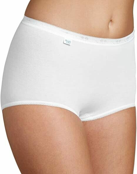 Sloggi Basic+ Maxi Donna 2 Paia, Taglia: 3, Colore: Bianco