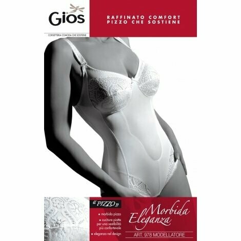 Gios Body Modellatore 978, Taglia: 10, Colore: Bianco