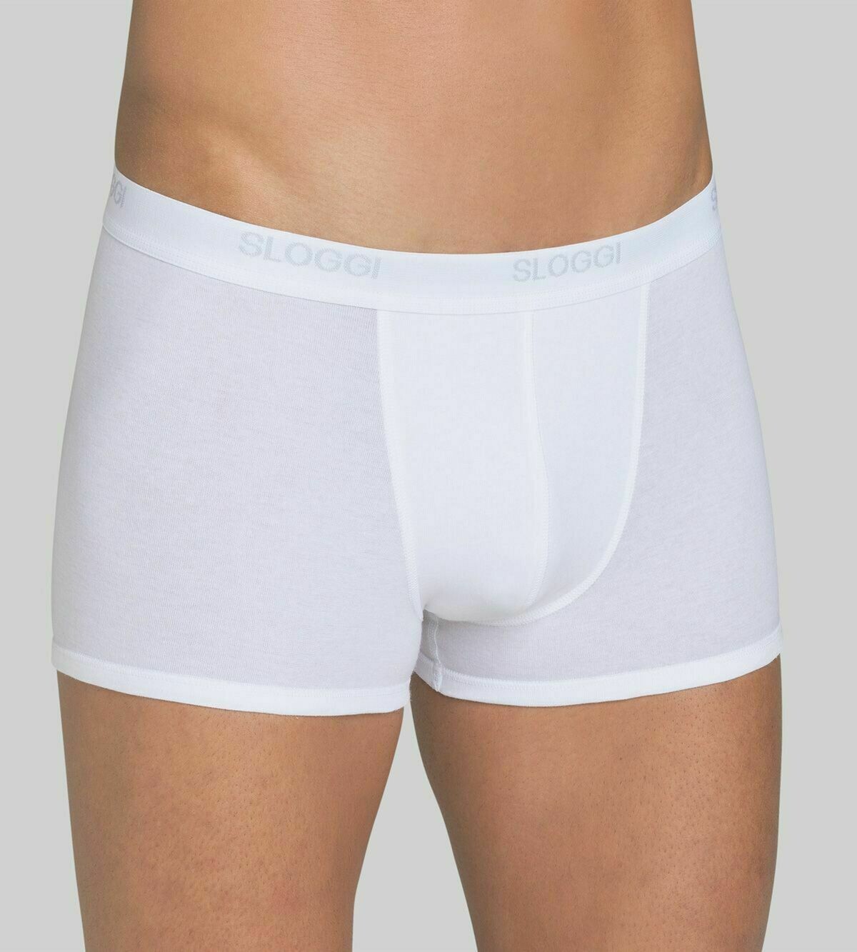 Sloggi Basic Short Uomo, Taglia: 4, Colore: Bianco