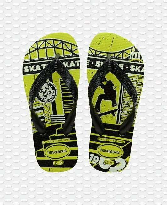 HAVAIANAS KIDS ATHLETIC FC GALACTIC GREEN