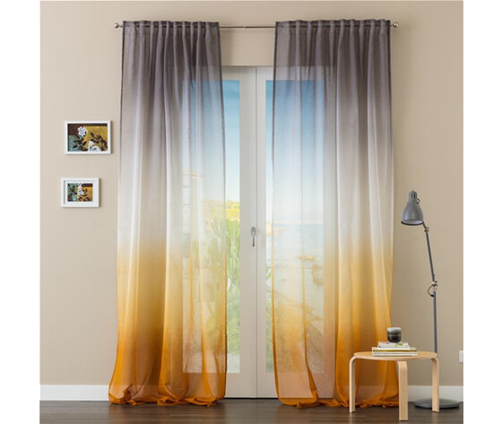 Pannello Tenda Cleo 140x280 Giallo-Grigio