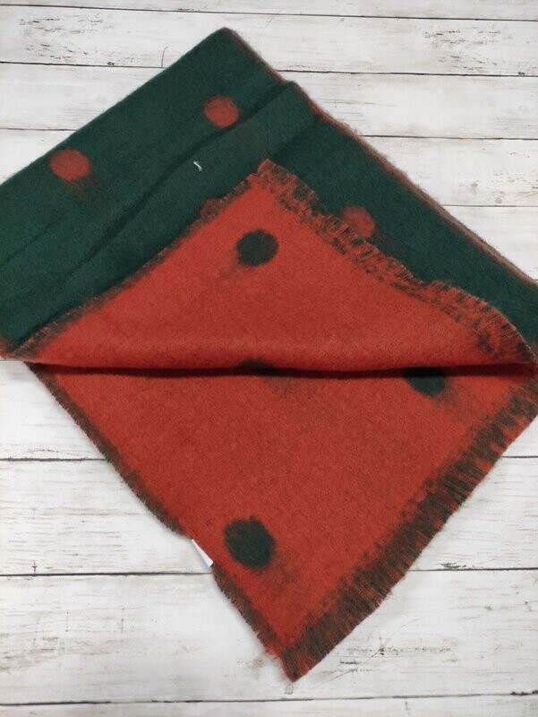 Sciarpa Unisex Pois Verde Sciarpa Unisex Pois Verde
